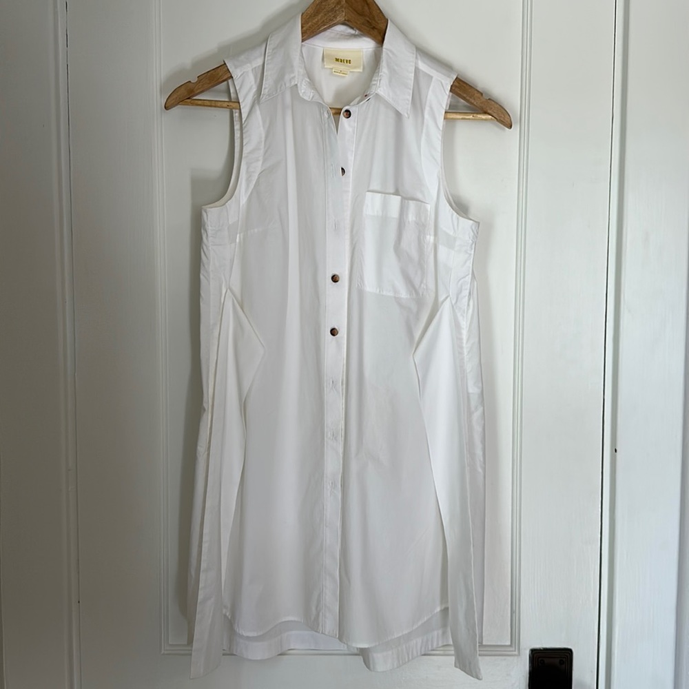 Anthropologie Sleeveless Tunic with Tie